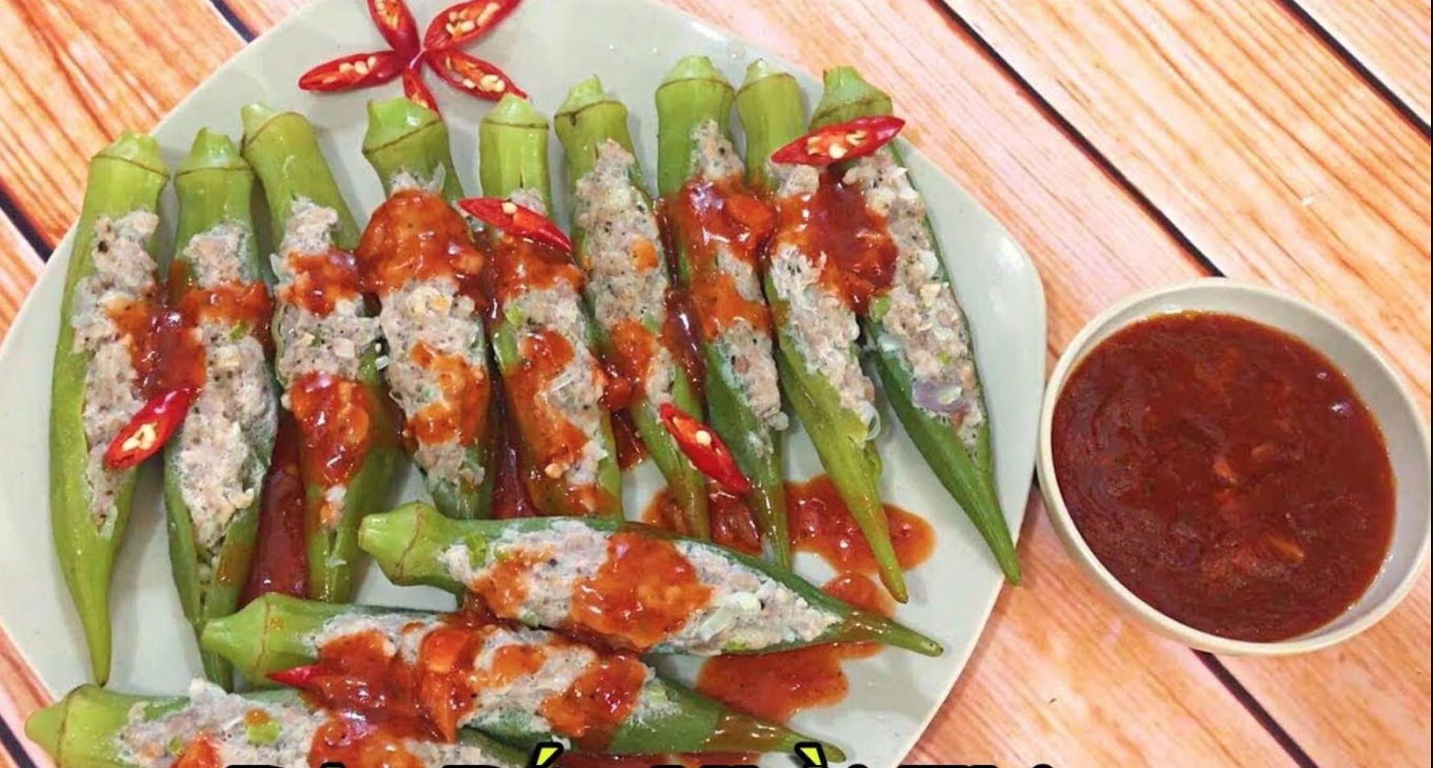 Cách làm đậu bắp nhồi thịt, chỉ một món là đủ cả đạm lẫn xơ cho bữa cơm gia đình