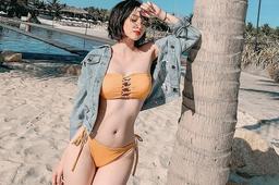 Bà mẹ 2 con Ngọc Mon khiến hội chị em chưa chồng thán phục với vòng 2 phẳng lỳ