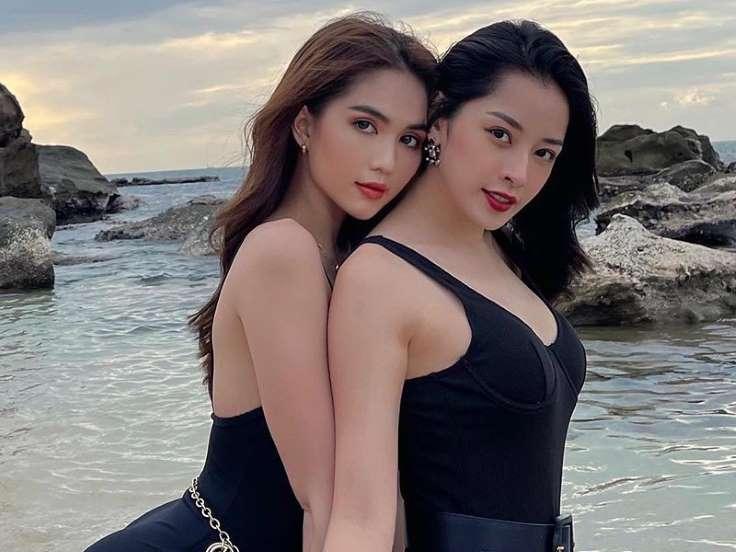 Ngọc Trinh và Chi Pu đọ thần thái bên ván lướt sóng 250 triệu