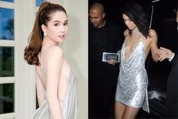 Trước khi trở thành đại gia đồ hiệu, Ngọc Trinh cũng từng diện đồ đạo nhái