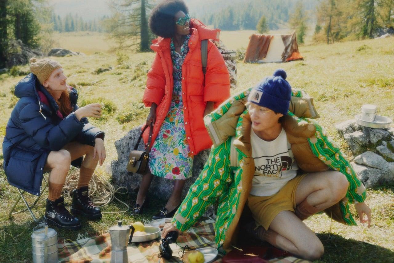The North Face x Gucci: Đi cắm trại cũng phải sang