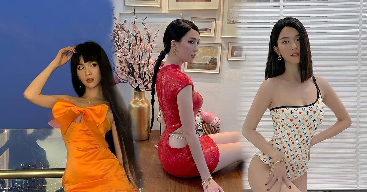 Ngọc Trinh lên đồ đẹp 3 ngày Tết nhưng lại "toang" về khoản tóc tai