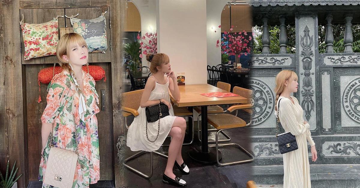 Thiều Bảo Trâm "giải hạn" bằng đồ Chanel sau ồn ào trà xanh