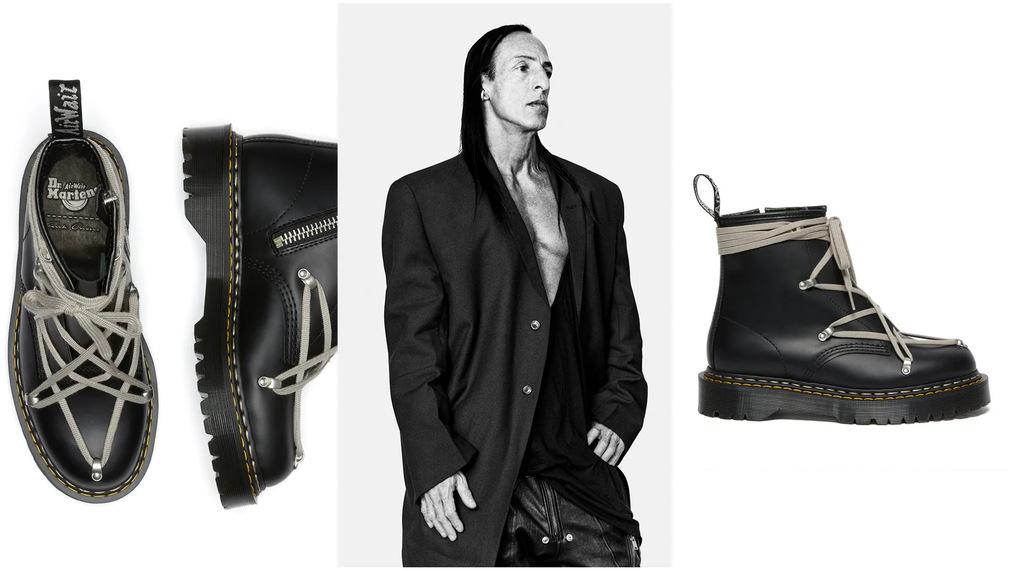 Rick Owens x Dr.Martens: Bước vào thế giới tăm tối