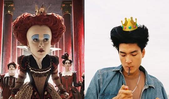 Nữ hoàng Đỏ trong Alice in Wonderland? Nhầm rồi, là Quang Đại đấy!
