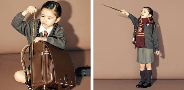 Trầm trồ trước cặp chống gù của học sinh Nhật Bản phong cách Harry Potter