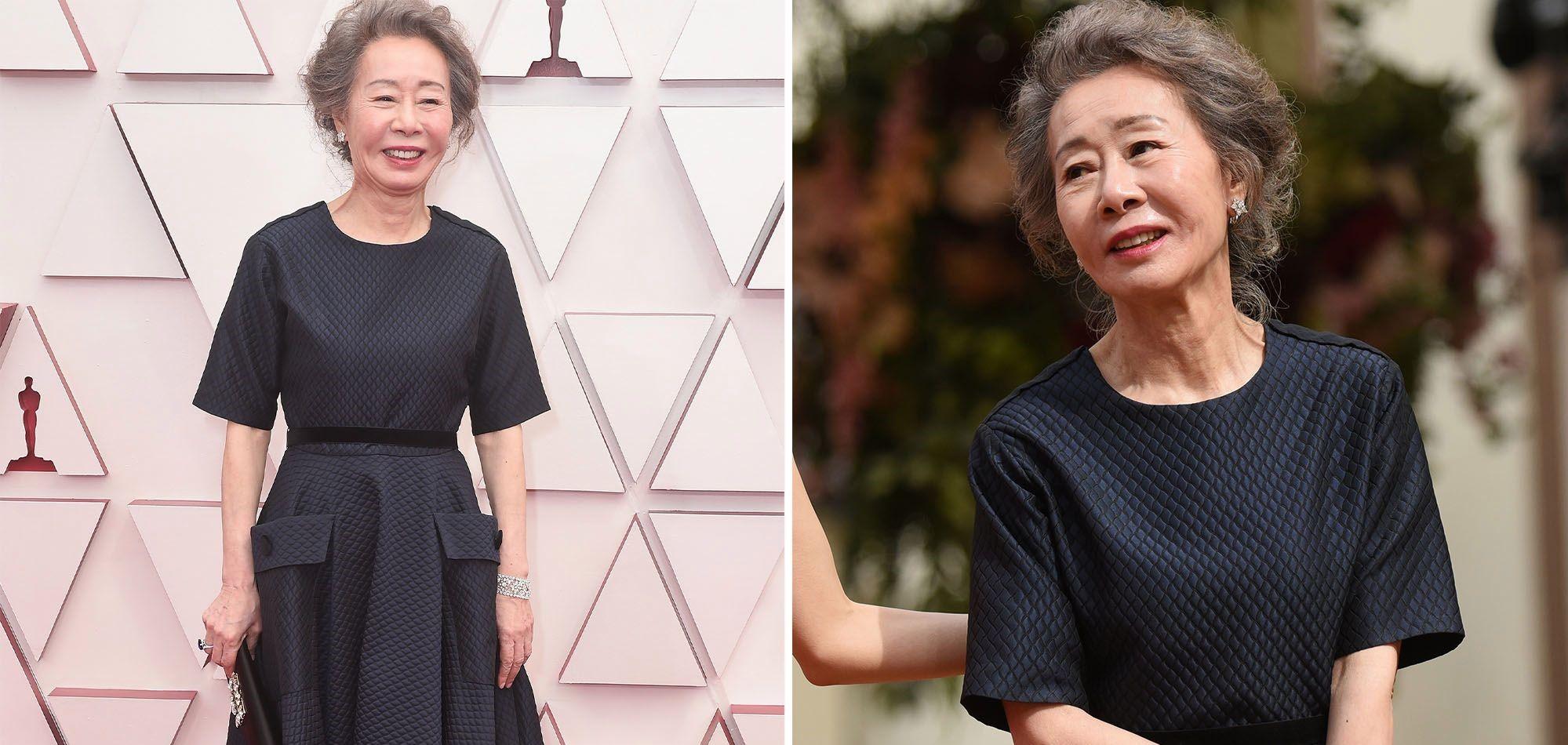 "Bà ngoại" Youn Yuh Jung từ chối nhiều món hàng hiệu trên thảm đỏ Oscar 93