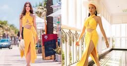 Cùng đụng mẫu váy rực nắng, Khánh Vân hay Kỳ Duyên sẽ chiếm thế thượng phong?