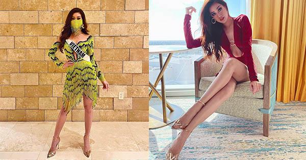 Mang cả tủ giày đi thi HHHV thế giới nhưng Khánh Vân chỉ ưu ái một đôi này