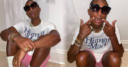 Pharrell Williams đeo trang sức cho răng có giá 100 nghìn USD