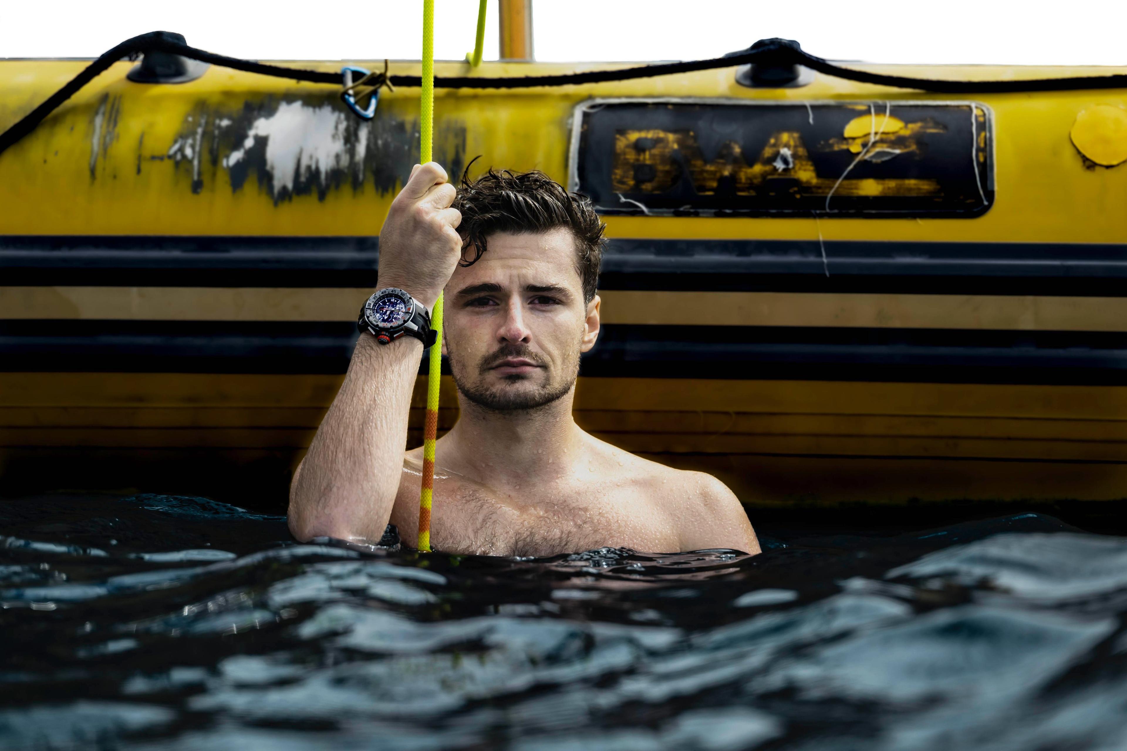 Vận động viên lặn là gương mặt đại diện của đồng hồ Richard Milles