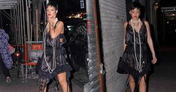 "Bà hoàng kem trộn" Rihanna dạo phố trong chiếc váy ngủ