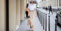 4 nguyên tắc sơ vin áo cùng chân váy này sẽ giúp bạn “là phẳng” bụng mỡ