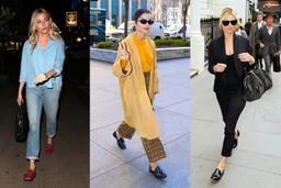 Bỏ qua giày búp bê, sao Hollywood dành sự ưu ái cho giày Loafers