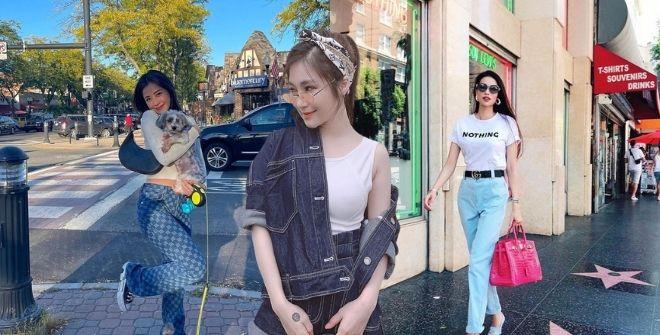 Chi Pu, Hương Tràm, Phạm Hương ở Mỹ: Ở nhà thì khoe dáng triệt để, sang trời Mỹ lại kín đáo đến lạ