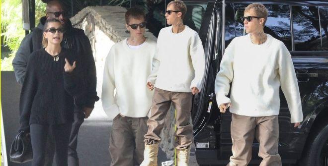 Justin Bieber nhìn như gấu mẹ vĩ đại khi diện đôi boots to tổ chảng