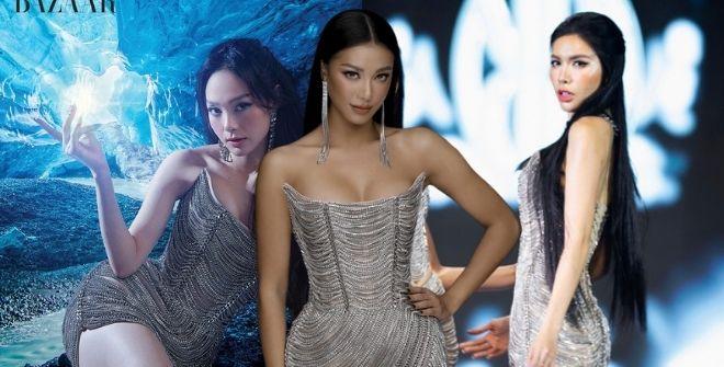 Kim Duyên, Minh Hằng và Minh Tú cùng mặc một chiếc váy: Á hậu, siêu mẫu có "ăn đứt" ca sỹ?