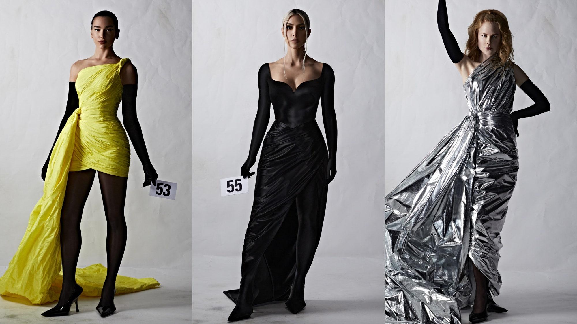 Kim Kardashian, Dua Lipa và Nicole Kidman cùng nhau “tấu hài” trong show Balenciaga