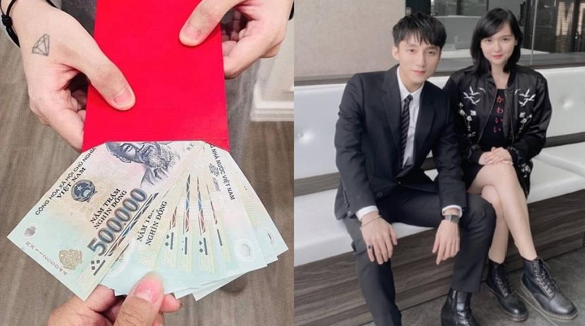 Mừng tuổi cả công ty 5 triệu/người, Sơn Tùng lì xì cho Hải Tú bao nhiêu?