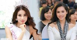 Nghi vấn Á hậu Hoàng My "đá xéo" Hoa hậu Phạm Hương "bon chen"