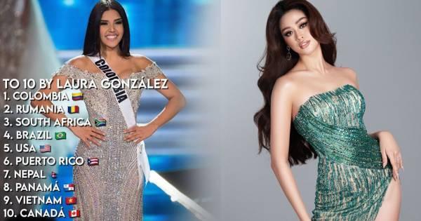 Khánh Vân được Á hậu Hoàn vũ Thế giới dự đoán lọt top 10 Miss Universe