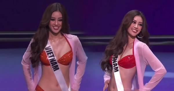 Khánh Vân làm nóng sân khấu Miss Universe với thân hình đẹp từng milimet