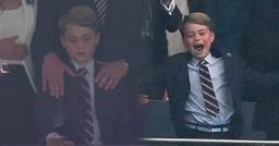 Gương mặt ỉu xìu của Hoàng tử George sau khi Anh tuột mất cúp vô địch Euro