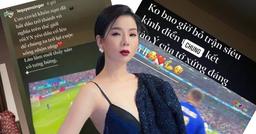 Thức đêm xem Euro nhưng điều gì đã khiến Lệ Quyên phải xóa bài viết cổ vũ Ý?