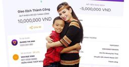 Phi Nhung đăng ảnh cùng Hồ Văn Cường kèm biên lai chuyển khoản nhưng người nhận là ai thế này