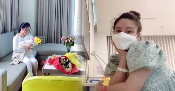 Vy Oanh sinh con thứ 3, chưa đặt tên vì còn chờ xin tên theo thần số học