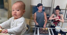 Hồ Ngọc Hà - Kim Lý "toát mồ hôi" vào bếp trước sự "giám sát" của 2 vị khách khó tính này