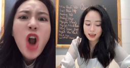 Vừa nổi tiếng, cô giáo Minh Thu đã to tiếng với học sinh khi bị góp ý