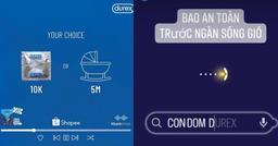 Durex bắt trend câu nói của Jack: "Anh dùng bao là anh không thương em rồi"