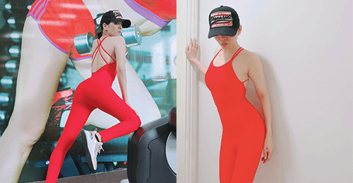 Lệ Quyên khoe vóc dáng thon thả khó tin và "vòng eo 56" ở tuổi 40