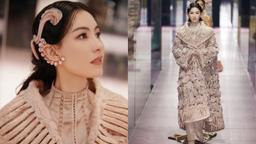 Trương Bá Chi đẹp như tiên nữ trên sàn catwalk