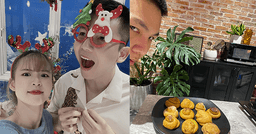 Khởi My khoe lần đầu làm bánh nhưng nhận cái kết từ ông xã Kelvin Khánh