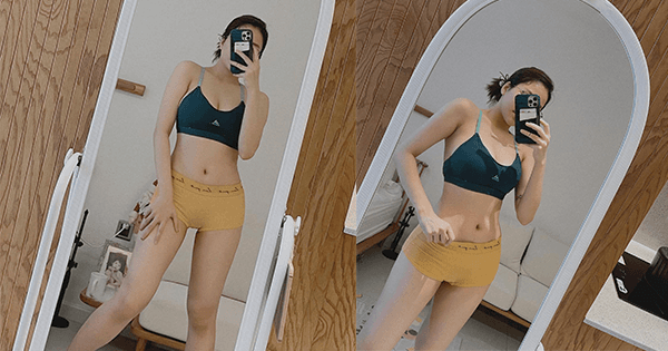 Chụp ảnh selfie, hot girl Trâm Anh than thở chuyện béo