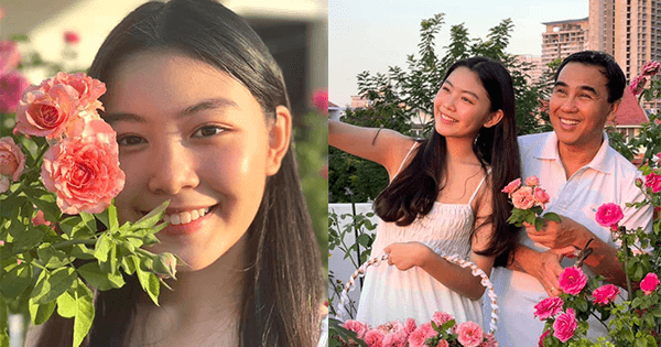 Con gái Quyền Linh đẹp như hoa trong loạt ảnh chụp cùng bố