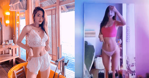 Bạn gái Lâm Vinh Hải khoe cân nặng và vòng eo 56 vượt bạn thân Ngọc Trinh