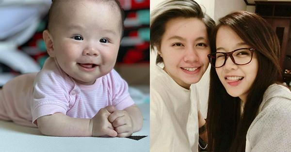 Con không chịu nằm im để thay tã, An Nguy làm điều khiến các mẹ bỉm tâm đắc