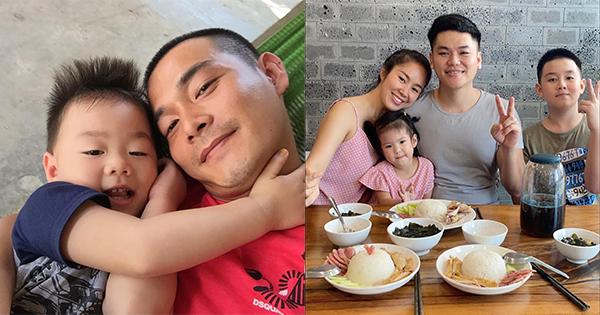 Giấu mặt con gái nhỏ, Quách Ngọc Ngoan lại khoe cận mặt con trai đầu lòng
