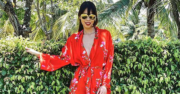 Hà Anh lên đồ, trang điểm, xịt nước hoa chỉ để vào bếp nấu ăn cũng vui