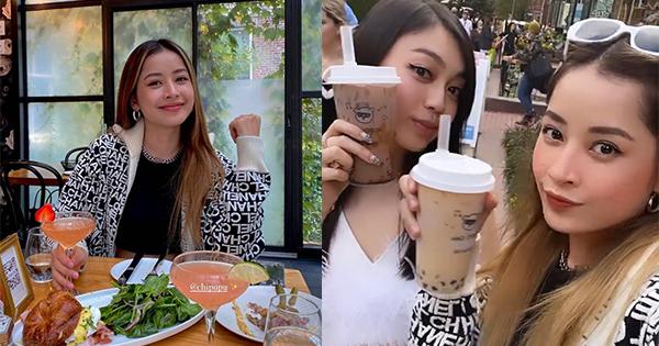 Mặc ồn ào, Chi Pu vui vẻ "enjoy cái moment" cùng em gái bạn trai tin đồn