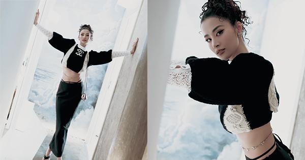 Đông Nhi tự tin khoe eo thon khiến fan trầm trồ: "Không giống mẹ một con"