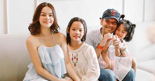 Phạm Quỳnh Anh - Quang Huy đoàn tụ trong tiệc sinh nhật con nhưng vẫn giữ khoảng cách khi chụp hình