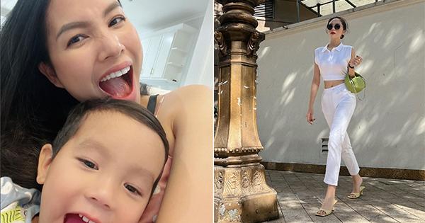 Hôm qua sao làm gì (5/11): Phạm Hương giản dị bên con trai, Kỳ Duyên tự tin khoe eo thon