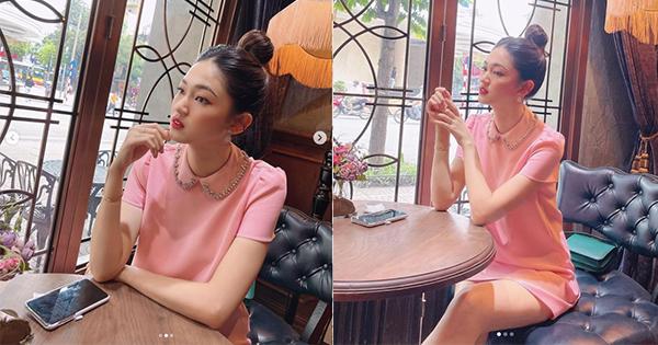Á hậu Thanh Tú khoe vẻ xinh đẹp, thon gọn như chưa từng sinh nở, fan trầm trồ độ về dáng thần tốc