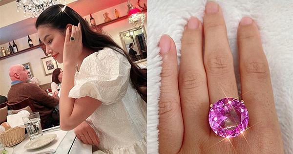 Phạm Hương tiếp tục khoe nhẫn kim cương, nhưng lần này là do mẹ chồng tặng
