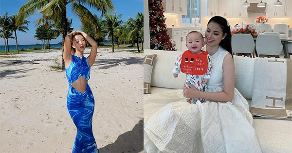 Hôm qua sao làm gì (2/12): Phạm Hương tươi rói bế con trong biệt thự, Quỳnh Anh Shyn đón tuổi mới