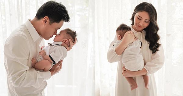 Phan Thành lần đầu khoe cận cảnh "người thừa kế", khẳng định: "Con là món quà tuyệt vời nhất"